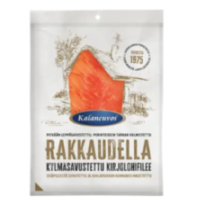 Филе радужной форели холодного копчения Kalaneuvos Rakkaudella Kylmäsavustettu kirjolohifileesiivu 100 г